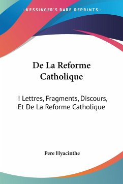 De La Reforme Catholique