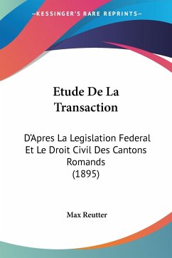 Etude De La Transaction