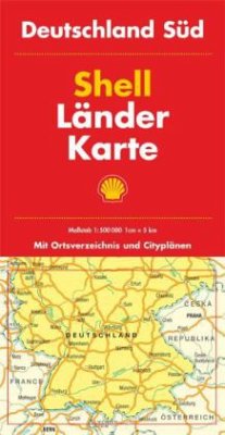 Cover Die Shell Länderkarte Deutschland Süd