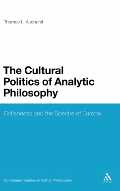 Cover The Cultural Politics of Analytic Philosophy