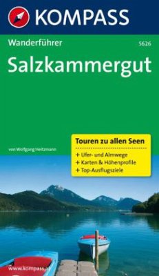 Kompass Wanderführer Salzkammergut - Heitzmann, Wolfgang