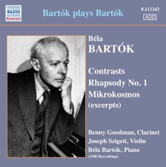 Mikrokosmos/Contrasts/Rhapsody - Bartok/Szigeti/Goodman