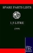 Spare Parts List for the MG 1 1/2 Litre (1939)