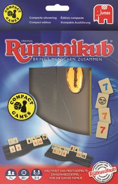 Jumbo 03942 - Original Rummikub Reise, Aufbewahrungsbox, Travel, Familienspiel, Reisespiel