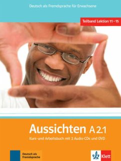 Kurs- und Arbeitsbuch, m. 2 Audio-CDs u. 1 DVD / Aussichten A2.1