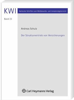 Cover Der Strukturvertrieb von Versicherungen