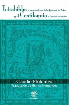 Tetrabiblos y el centiloquio - Ptolomeo, Claudio