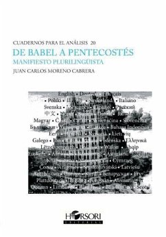 De Babel a Pentecostés : manifiesto plurilingüista - Moreno Cabrera, Juan Carlos . . . [et al.