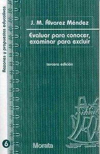 Cover Evaluar para conocer, examinar para excluir