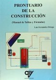Prontuario de la construcción (manual de tablas y fórmulas)