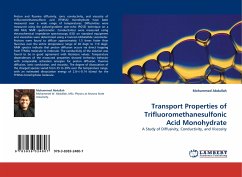 Transport Properties of Trifluoromethanesulfonic Acid Monohydrate - Abdullah, Mohammed