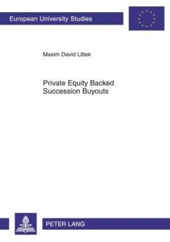 Private Equity Backed Succession Buyouts - Littek, Maxim David