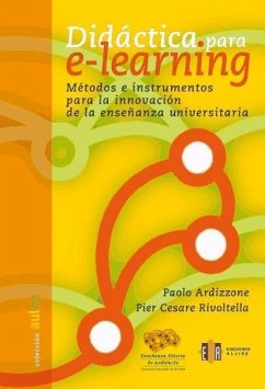 Didáctica para e-leaning : métodos e instrumentos para la innovación de la enseñanza universitaria - Ardizzone, Paolo; Rivoltella, Pier Cesare