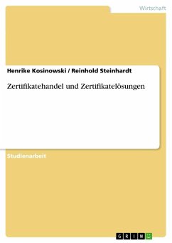 Zertifikatehandel und Zertifikatelösungen - Steinhardt, Reinhold;Kosinowski, Henrike