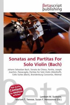 Sonatas and Partitas For Solo Violin (Bach)