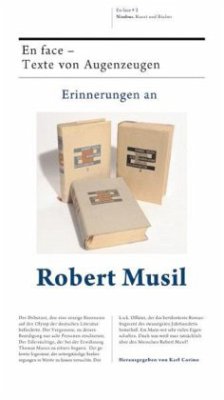 Erinnerungen an Robert Musil - Corino, Karl