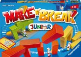 Ravensburger 22009 - Make 'n' Break Junior - Gesellschaftsspiel für die ganze Familie mit Bausteinen, Junior Version, Sp