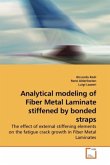 Analytical modeling of Fiber Metal Laminate stiffened by bonded straps
