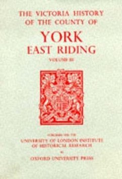 A History of the County of York East Riding - Allison, K.J. (ed.)