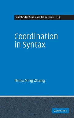 Coordination in Syntax - Zhang, Niina Ning