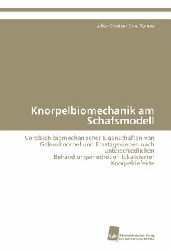 Knorpelbiomechanik am Schafsmodell - Kunow, Julius Christian Enno