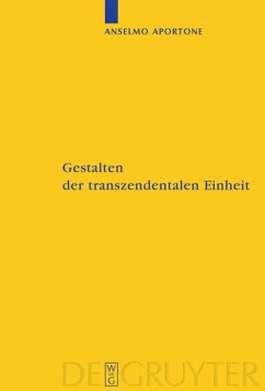 Gestalten der transzendentalen Einheit - Aportone, Anselmo