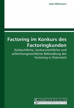 Factoring im Konkurs des Factoringkunden - Wittmann, Axel