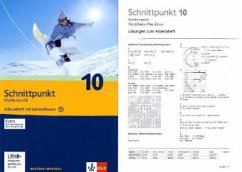 Cover Klasse 10, Arbeitsheft m. CD-ROM / Schnittpunkt Mathematik, Ausgabe Nordrhein-Westfalen, Neubearbeitung