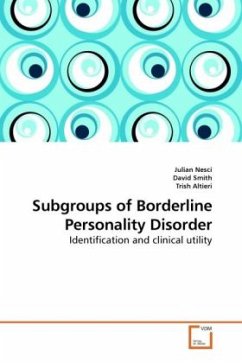 Subgroups of Borderline Personality Disorder - Nesci, Julian;Smith, David;Altieri, Trish