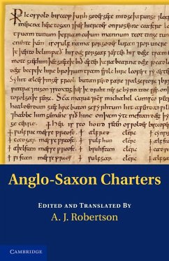 Anglo-Saxon Charters - Robertson, A. J.