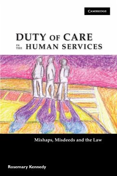 Duty of Care in the Human Services - Kennedy, Rosemary