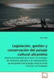 Legislación, gestión y conservación del paisaje cultural alicantino