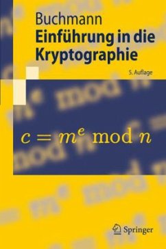 Einführung in die Kryptographie - Buchmann, Johannes