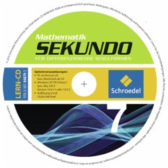 Sekundo: Mathematik für differenzierende Schulformen - Ausgabe 2009, CD-ROM