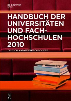 Cover Handbuch der Universitäten und Fachhochschulen Deutschland, Österreich, Schweiz