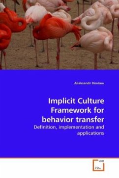 Implicit Culture Framework for behavior transfer - Birukou, Aliaksandr