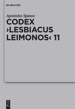 Codex Lesbiacus Leimonos 11 - Spanos, Apostolos
