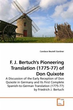 F. J. Bertuch's Pioneering Translation (1775-77) of Don Quixote - Beutell Gardner, Candace