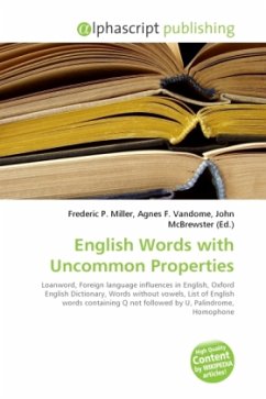 English Words with Uncommon Properties