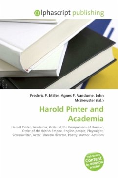 Harold Pinter and Academia