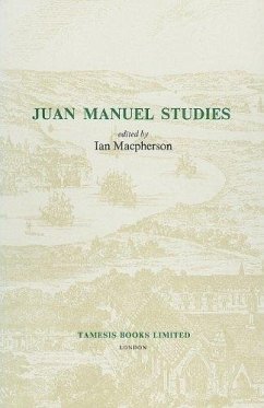 Juan Manuel Studies - Macpherson, Ian (ed.)