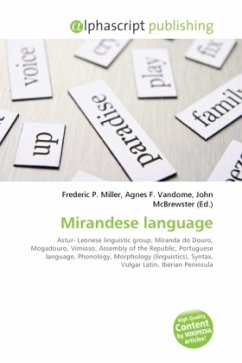 Cover Mirandese language