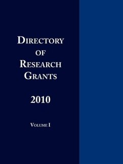 Directory of Research Grants 2010 Volume 1 - Schafer, Ed. S. Louis S.; Schafer, Anita