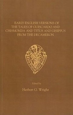 Early Eng Versions Decameron - Wright, H.G. (ed.)