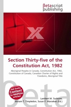 Section Thirty-five of the Constitution Act, 1982