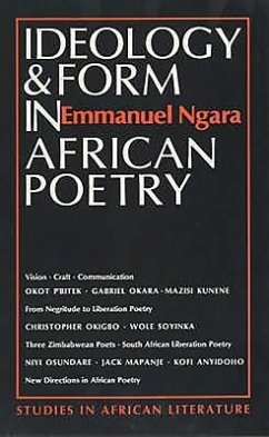 Cover Ideology & Form in African Poetry