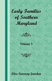 Early Families of Southern Maryland