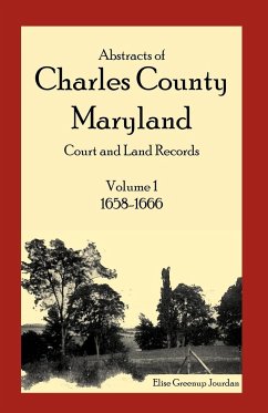 Abstracts of Charles County, Maryland Court and Land Records - Jourdan, Elise Greenup