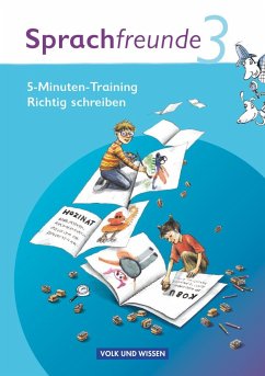 Sprachfreunde 3. Schuljahr. Ausgabe Nord/Süd. 5-Minuten-Training 