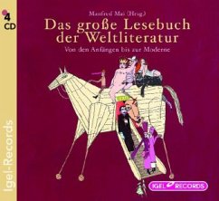 Cover Das große Lesebuch der Weltliteratur, 4 Audio-CDs